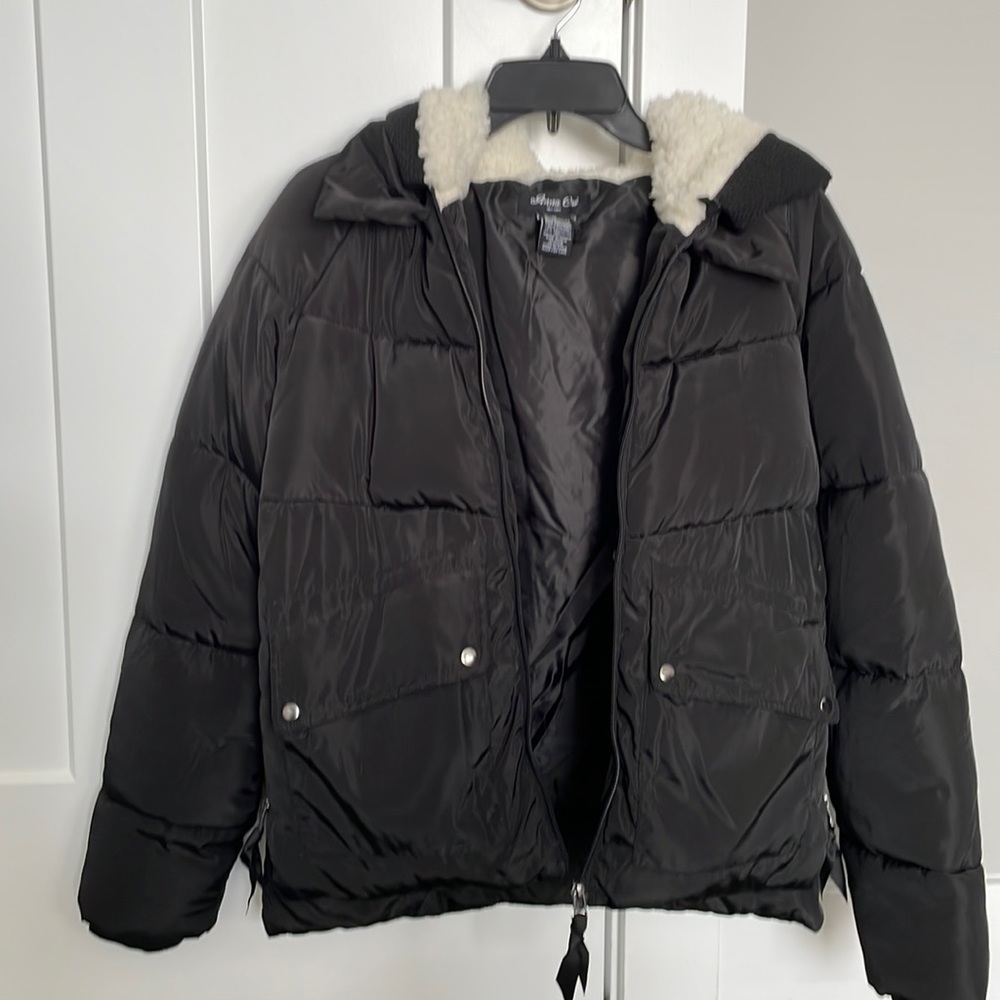 Black winter jacket